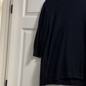 Lands' End Classic Black Sweater